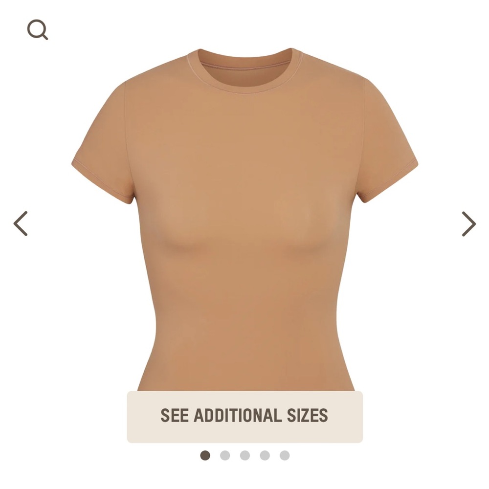 SKIMS fits everybody t-shirt size XS color SIENNA